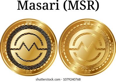 Set Physical Golden Coin Masari Msr Stock Vector (Royalty Free ...