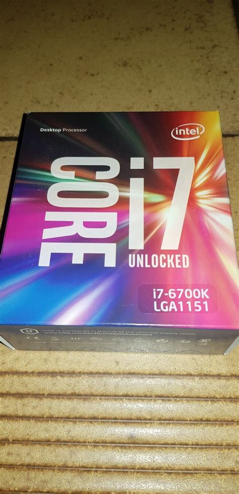 Intel Core I7 6700k 400ghz Fclga1151 Prozessor Bx80662i76700k Online Kaufen Ebay