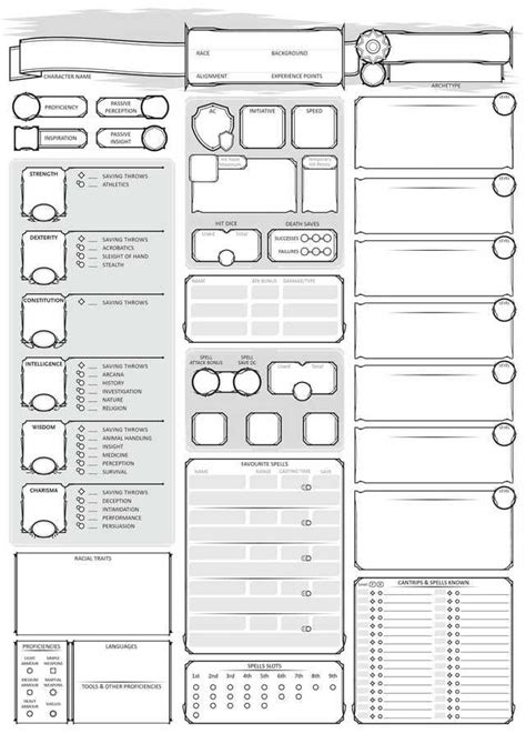 Class Character Sheets | Printable planner, Character sheet, Dnd ...