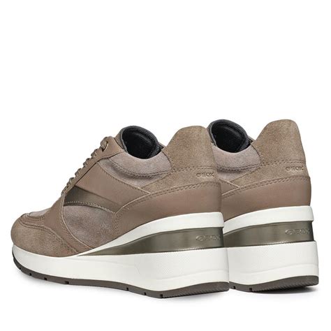 Sneakers Geox D Zosma D368LA 085TC C6692 Grau Eschuhe De