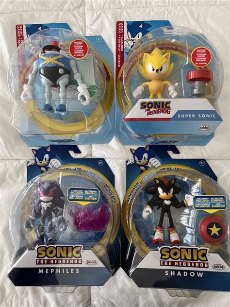 Sonic The Hedgehog Mephiles Heavy Gunner Super Sonic Shadow Figures