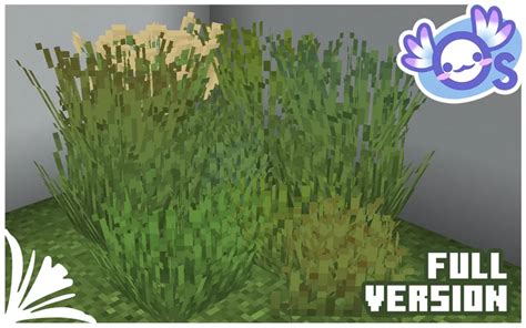 Os Full Colorful Grasses Java Bedrock Beta Minecraft Texture Pack