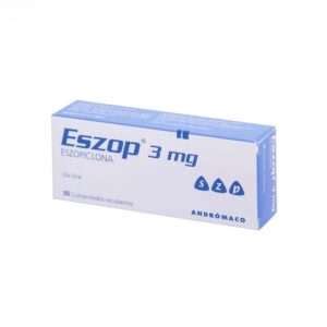 Eszop Eszopiclona 3 mg 30 Comprimidos Recubiertos | Surfarma