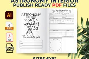 Astronomy Log Book Graphic By Minimal Artistry Creative Fabrica