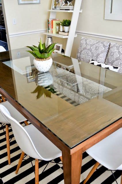 glass top farmhouse dining table - mysliwiecgail