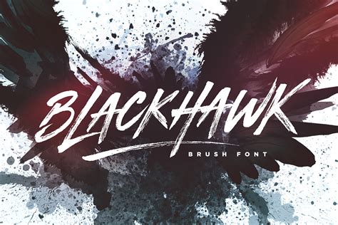 BLACKHAWK Brush Font | Stunning Display Fonts ~ Creative Market