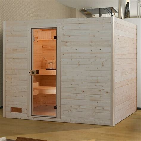 Weka Massivholzsauna 538 Gr 4 GT L X B X H 189 X 239 X 203 5 Cm