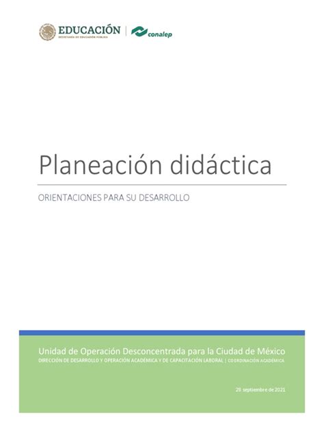 Planeacion Didactica Pdf Evaluación Enseñando