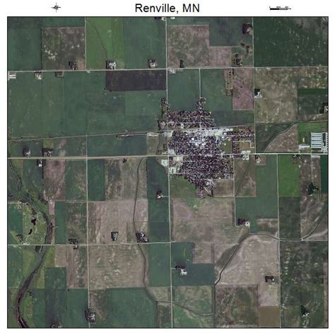 Aerial Photography Map Of Renville Mn Minnesota
