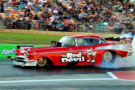 Nitro Express 1957 Chevy Funny Car Sets Australian Record