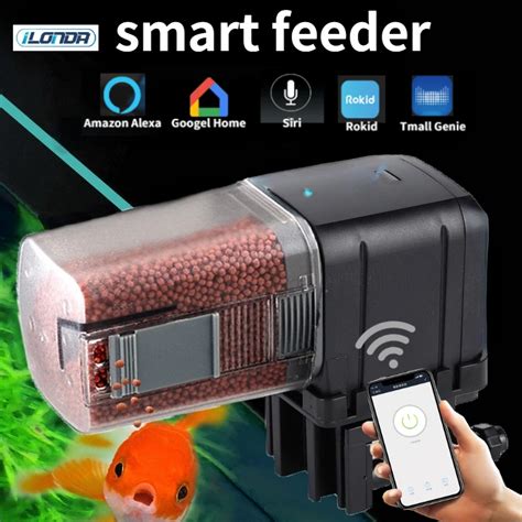 Alimentador Autom Tico Para Pecera De Acuario Temporizador Wifi Inal