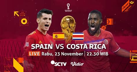 LINK Live Streaming Piala Dunia 2022 Qatar Spanyol Vs Kosta Rika La