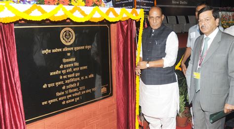 The Union Home Minister Shri Rajnath Singh Addressing At The Laying