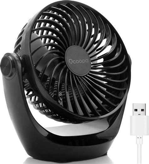 Ocoopa Usb Fan Usb Desk Fan Table Fan With Strong Airflow Quiet