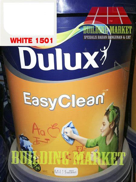 Jual Cat Tembok Dulux Easy Clean Interior White Liter Di Lapak