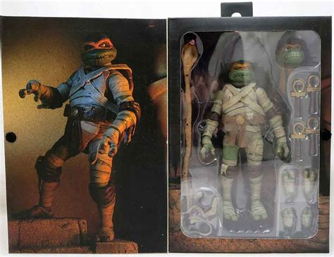 Купить фигурка Neca Universal Monsters X Teenage Mutant Ninja Turtles Michelangelo As The Mummy