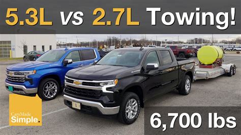 2023 Chevy Silverado 2 7 Vs 5 3 Towing Test Does The 4 Cylinder Keep