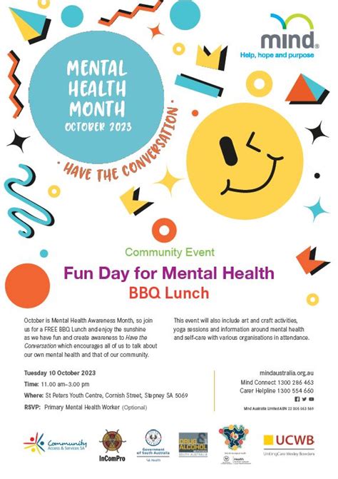 Fun Day For Mental Health Bbq Lunch Mental Health Coalition Of