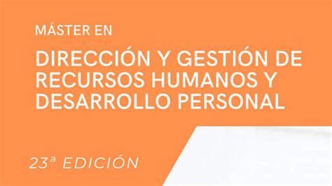 Abierto el plazo de matrícula en el Máster en Dirección y Gestión de