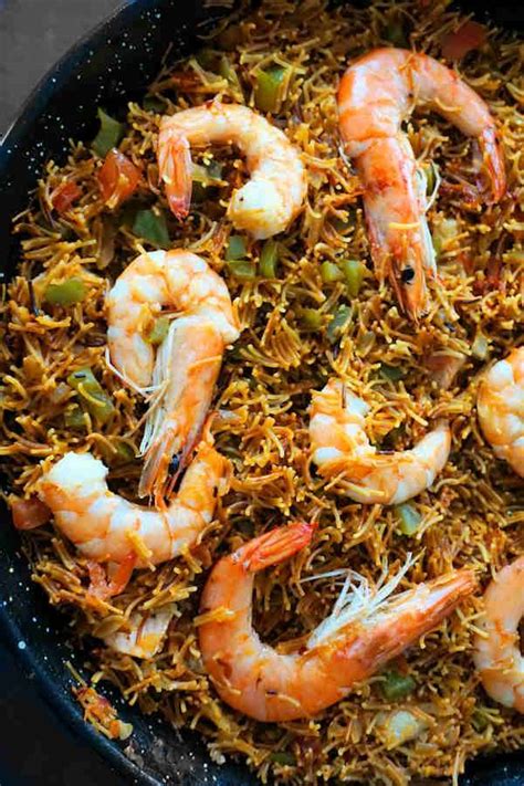 Fideua With Fish And Prawns Recipe Cuisine Fiend