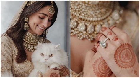 Alia Bhatt poses with her cat in fresh pics from wedding, shows enormous ring | Bollywood ...