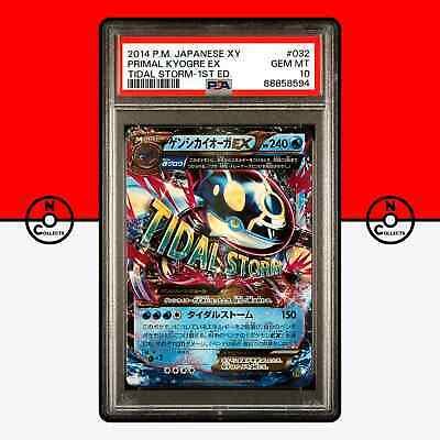 Pokemon Psa Primal Kyogre Ex Tidal Storm Xy Xy St Ed