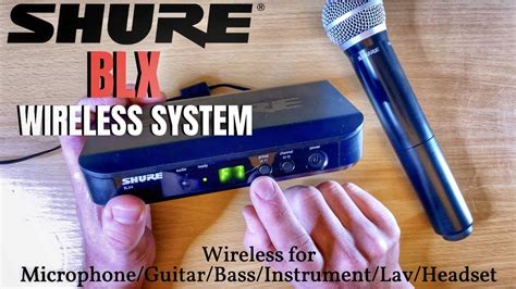 Shure BLX Wireless System Demo Overview Setup Buying Guide YouTube