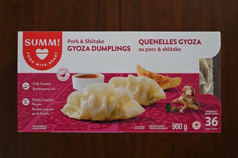 Costco Summ Pork Shiitake Gyoza Dumplings Review Costcuisine