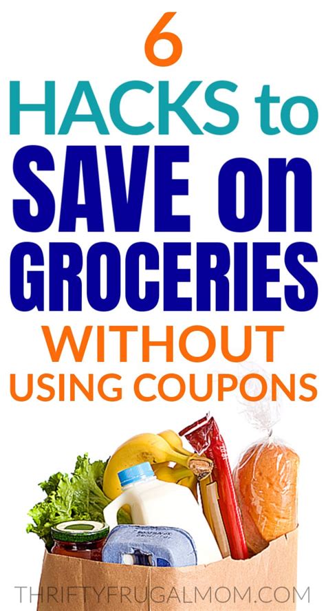 6 Ways To Save On Groceries Without Using Coupons Thrifty Frugal Mom