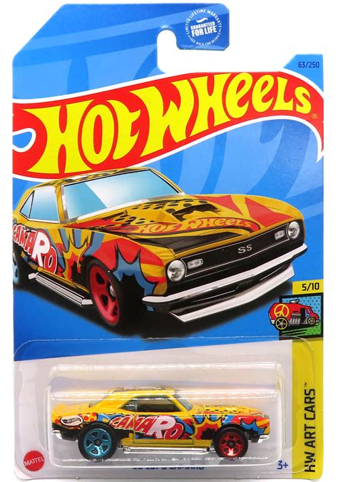 駿河屋 1 64 68 COPO CAMARO イエローレッドブルー Hot Wheels HW ART CARS HKH49 ホットウィールhotwheels