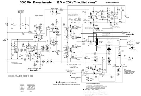 3000w Power Inverter 12v To 230v Inverter Circuit And Products