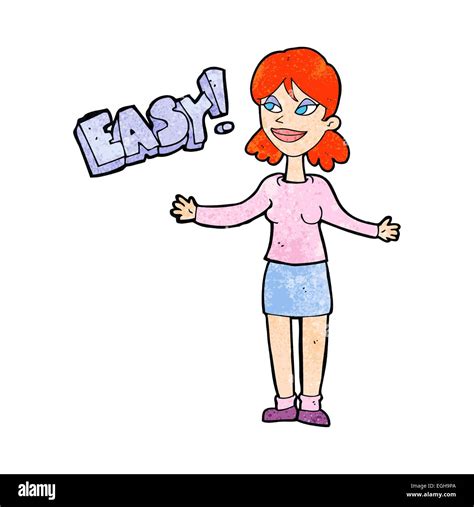 cartoon woman confident in her abilities Stock Vector Image & Art - Alamy