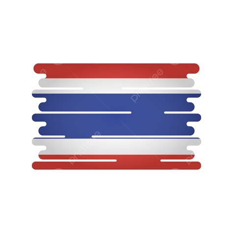 Thailand Flag Clipart Hd Png Thailand Flag Vector Thailand Thailand