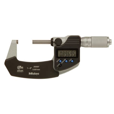 Holts Precision Inc Coolant Proof Micrometer Ip65 Mx 1 2in Ft