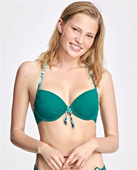 Top Bikini Verde Con Copa B Bikini Bikini