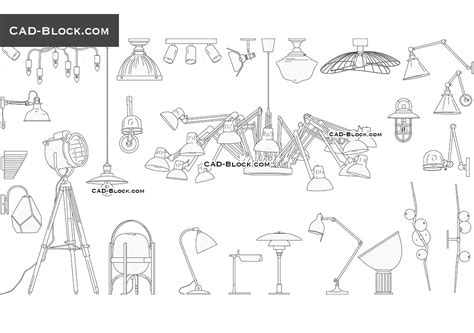 Lighting Collection Dwg Blocks In Autocad 0 Hot Sex Picture