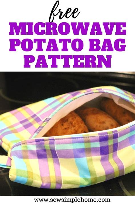 How To Make A Microwave Potato Bag Free Sewing Pattern Recipe