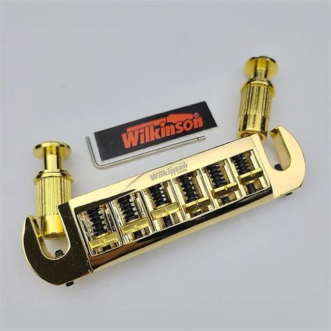 Wilkinson Gold Wraparound Tune O Matic Tom Bridge Stop Bar Reverb