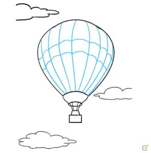 C Mo Dibujar El Globo Aerost Tico Paso A Paso Para Ni Os Ent Rate Aqui