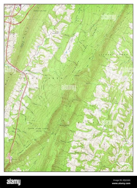 Breezewood pennsylvania map Cut Out Stock Images & Pictures - Alamy