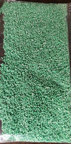 Colored Green PP Raffia Granules For General Plastics 3 1 G M3 At Rs