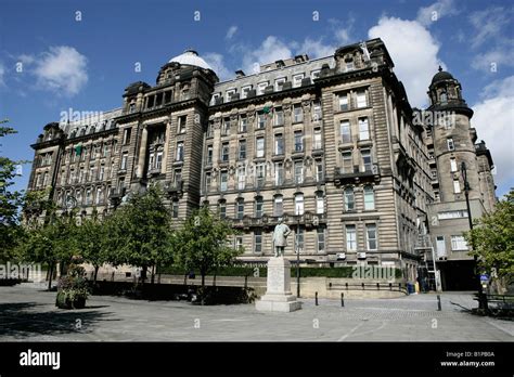 City Of Glasgow Scotland Glasgow Royal Infirmary Hospital Viewed From The Cathedral Precinct