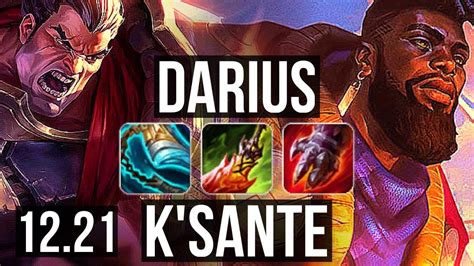 Darius Vs K Sante Top Legendary Games Euw Master