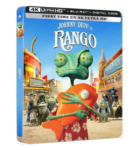 Rango 4k Uhd2d Blu Ray Steelbook Usa Multi Retailer Media Psychos