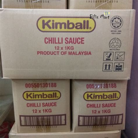 Kimball Sos Cili Box Kg X Packs Shopee Malaysia