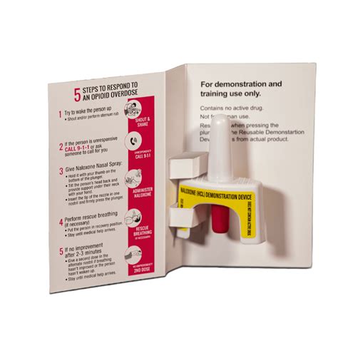 Naloxone Nasal Spray Training Device Red Cross Store