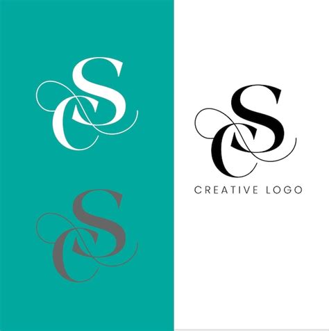 Premium Vector Sc Initial Letter Logo Design