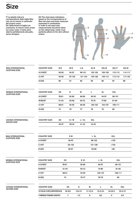 Clothing Size Chart Download Printable Pdf Templateroller