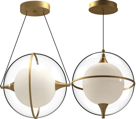 Kuzco PD76712 BG Aries Modern Brushed Gold LED 12 Hanging Pendant