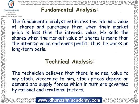 Ppt Differences Between Fundamental Analysis And Technical Analysis